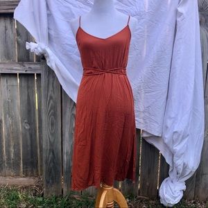 Forever 21 Maxi Dress Side Slits V Back